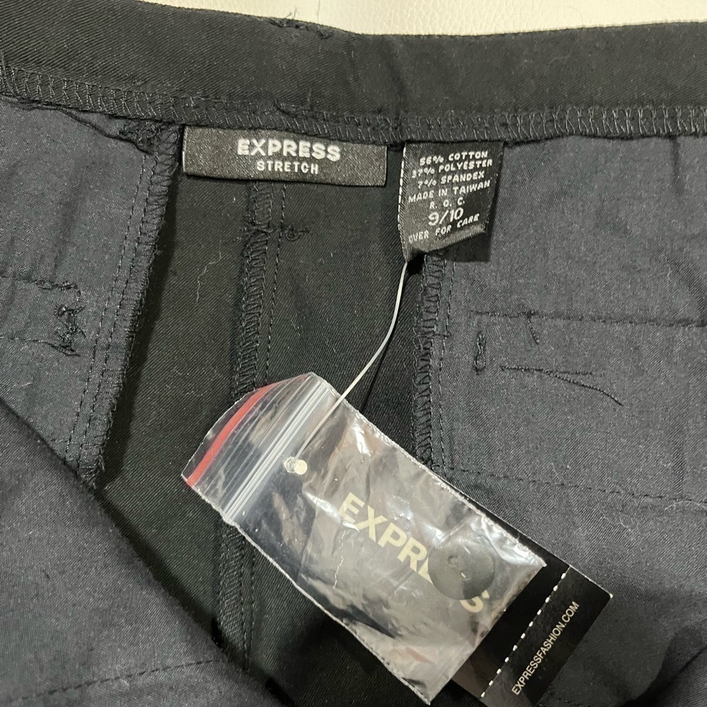 Express Black Wide Leg Pants - Picture 4 of 5